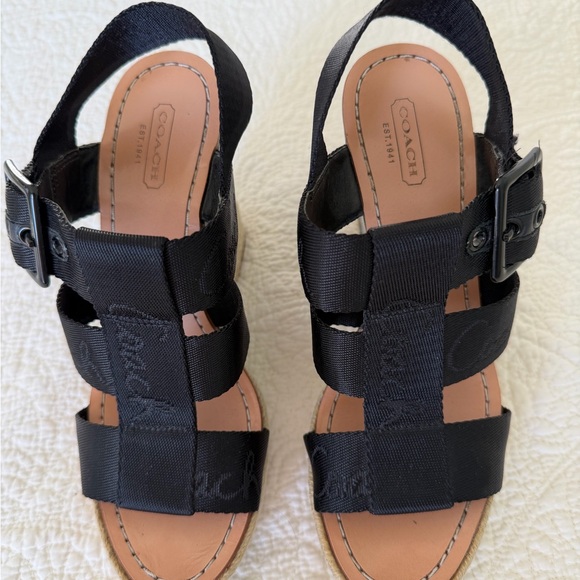 COACH Women's Black Sandals - Picture 5 of 11